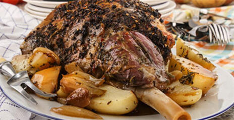 Read Article on How to make Apple Cider & Honey Roasted Lamb Leg 