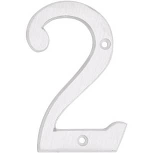 Thumbnail of the #2 CLASSIC 6 INCH HOUSE NUMBER WHITE