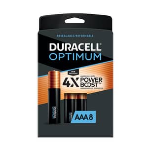 Thumbnail of the Duracell POWER BOOST™ AAA Optimum batteries, 8 Pack