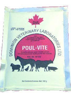 Thumbnail of the POUL-VITE 100 G A poultry vitamin water soluble premix