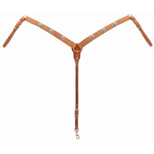 Thumbnail of the Texas Star Tapered Breast Collar, Hermann Oak Harness Leather