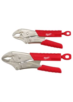 Thumbnail of the MILWAUKEE 7 in. & 10 in. TORQUE LOCK™ CURVED JAW LOCKING PLIERS SET WITH GRIP - 2 Piece