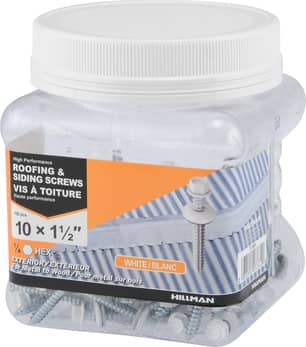 Thumbnail of the Roofing And Siding Screws White 750Ml Jar 10X1-1/2