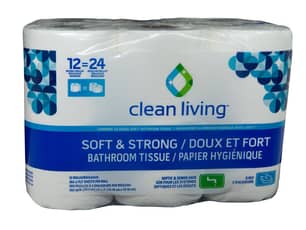 Thumbnail of the Clean Living Bathroom Tissue - 12 rolls