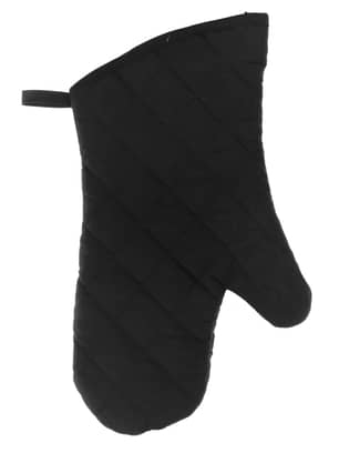 Thumbnail of the QUILTED OVEN MITT - SOLD COLOUR.  BLACK COLOURING.