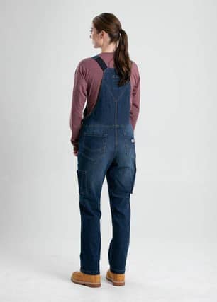 Thumbnail of the Berne® Ladies Vintage Wash Stretch Denim Overalls