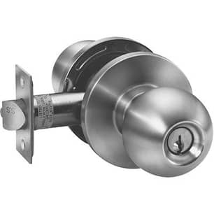 Thumbnail of the YORK BALL KNOB ENTRY KEYED SATIN STAINLESS STEEL