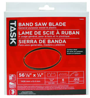 Thumbnail of the TASK Bandsaw Blade 56" 1/8" x 1/4" x .026 x 6 TPI