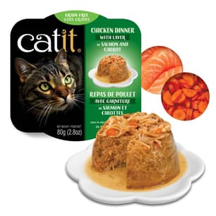 Thumbnail of the Catit Chicken Dinner Salmon and Carrot 80g
