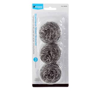Thumbnail of the LUCIANO STAINLESS STEEL SCOURING PADS SET OF 3