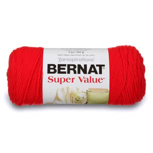 Thumbnail of the True Red Super Value Yarn (4 - Medium) By Bernat