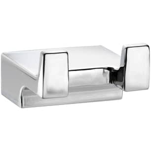 Thumbnail of the WAVE DOUBLE ROBE HOOK POLISHED CHROME