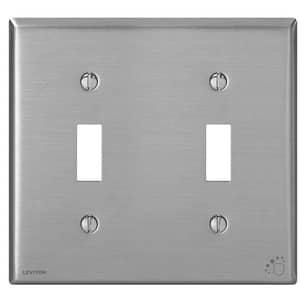 Thumbnail of the 2 Gang Stainless Steel Switch Plate