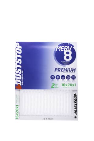 Thumbnail of the Duststop MERV 8 Furnace Filter 16x20x1 2 Pack