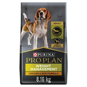 Thumbnail of the Purina® Pro Plan® Specialized Weight Management Chicken & Rice Formula Adult Dog Food 8.16kg