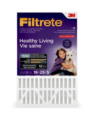 Thumbnail of the Filtrete™ Allergen Reduction Deep Pleated Filter, Microparticle Performance Rating 1550, 16 in x 25 in x 5 in