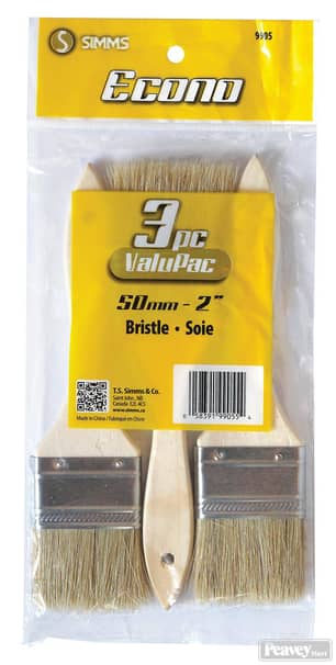 Thumbnail of the Chip brush 50mm 3pk, natural bristle and wood handle