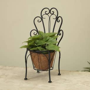 Thumbnail of the 19" METAL CHAIR PLANTER