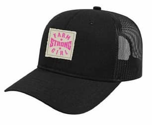 Thumbnail of the Gord Bamford® Women's Farm Strong Girl Black Cap
