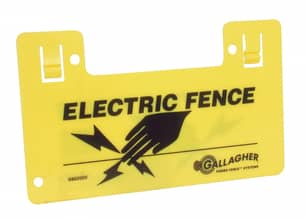 Thumbnail of the Gallagher® Electric Fence Warning Sign