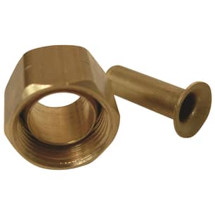 Thumbnail of the Brass Compression Nut W/ Insert l 1/4"