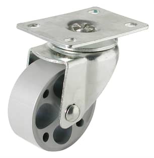 Thumbnail of the 2-Inch Swivel Plate Cast Iron Caster, 125-lb Load Capacity