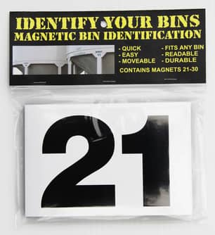 Thumbnail of the Northern Graphics Magnetic Bin Labels Number 21-30