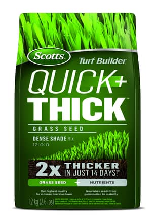 Thumbnail of the Scotts Turf Builder Quick & Thick Grass Seed Dense Shade Mix 12-0-0