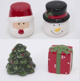 Thumbnail of the Dolomite Holiday Salt & Pepper Shakers