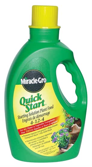 Thumbnail of the Miracle-Gro Quick Start Planting & Transplant Solution 4-12-4