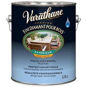 Thumbnail of the Varathane Diamond Wood Finish Outdoor Clear Semi Gloss 3.78L