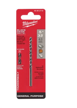 Thumbnail of the Milwaukee® THUNDERBOLT® 5/32 Inches Black Oxide Drill Bits