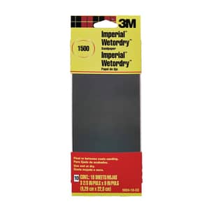Thumbnail of the 3M™ Imperial™ Wetordry™ Sandpaper 5924-18-CC, 3 2/3 in X 9 in, 1500 grit, 10 sheets/pk, 18 pks/case