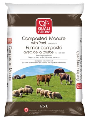 Thumbnail of the Quali Grow® Composted Manure With Peat 25 L