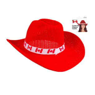 Thumbnail of the CANADA THEMED KNITTED COWBOY HAT FOR ADULT