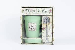 Thumbnail of the Flower Pot Mug - Green - Be Happy