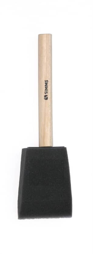 Thumbnail of the Foam paint brush 50mm,rounded wooden dowel- style handles
