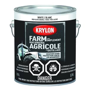 Thumbnail of the Krylon High Gloss Farm and Implement Enamel Paint White 3.78L