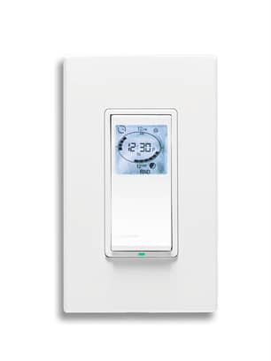 Thumbnail of the Decora Vizia 24-Hour Programmable Timer Light Switch in White