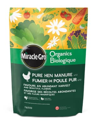 Thumbnail of the MiracleGro Organics Pure Hen Manure Plant Food 2kg