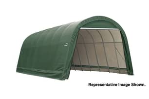 Thumbnail of the ShelterCoat 15 x 28 ft Garage Round Green STD