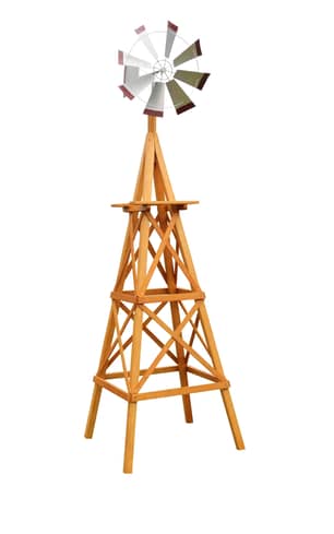 Thumbnail of the Backyard Expressions Lawn Ornament Wooden Windmill 102"
