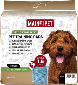 Thumbnail of the Main St. Pet™ 22" x 22" Pet Training Pads 100 CT Value Pack