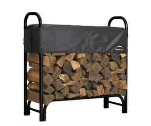 Thumbnail of the Firewood Rack-in-a-Box Heavy Duty Rack with Cover - 4 ft.