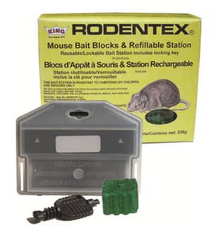 Thumbnail of the RODENTEX MOUSE BAIT BLOCKS & REFILLABLE STATION