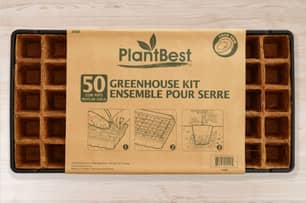 Thumbnail of the PlantBest 50 Pot Coconut Coir Pot Greenhouse Kit