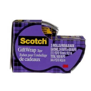 Thumbnail of the Scotch Gift Wrap Tape 11.1 yards each 3pk