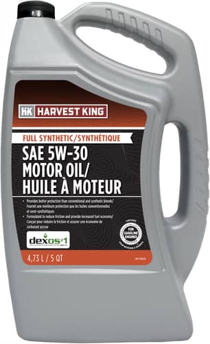 Thumbnail of the Harvest King® Full Synthetic Gen3 SAE 5W-30 Motor Oil, 4.73L