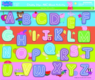 Thumbnail of the 27-PIECE CHUNKY LICENSED WOODEN ABC PUZZLE