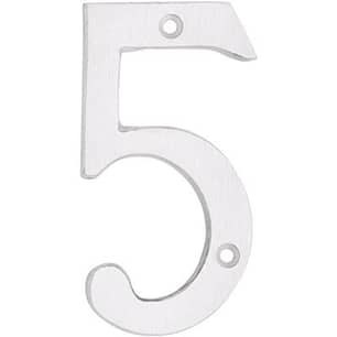 Thumbnail of the #5 CLASSIC 6 INCH HOUSE NUMBER WHITE